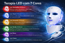 Máscara Facial LED Recarregável – Terapia de Luz